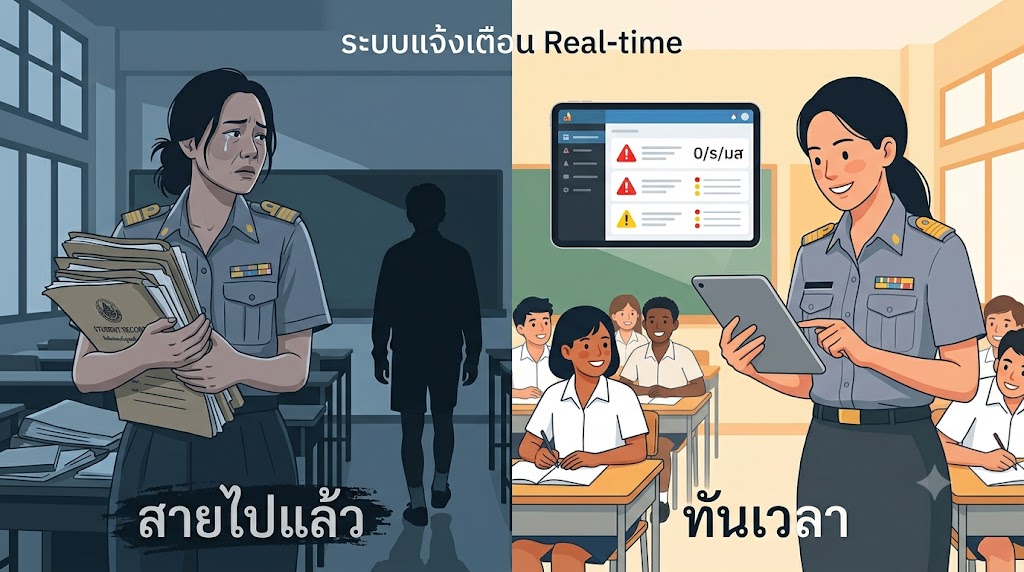 "เห็นเด็กกลุ่มเสี่ยงตั้งแต่ต้นเทอม"